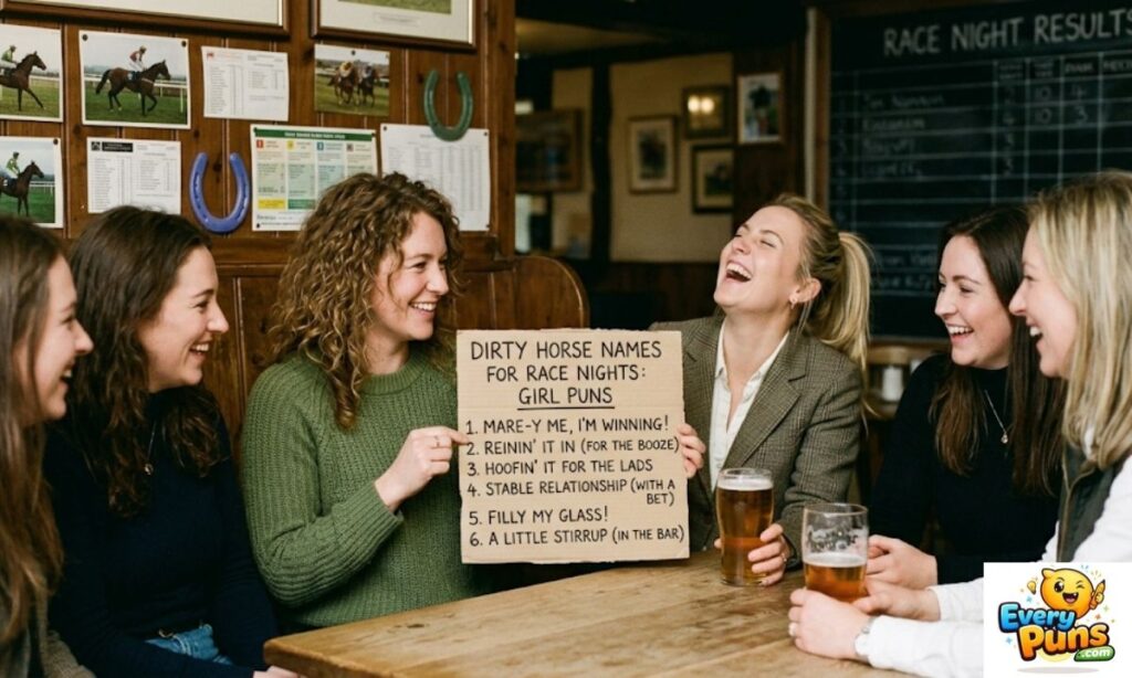 Funny Dirty Horse Names for Race Nights Girl Puns