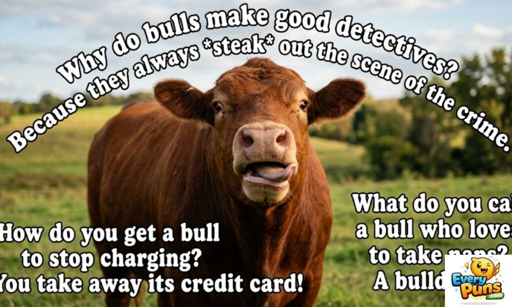 Funny bull jokes one liners
