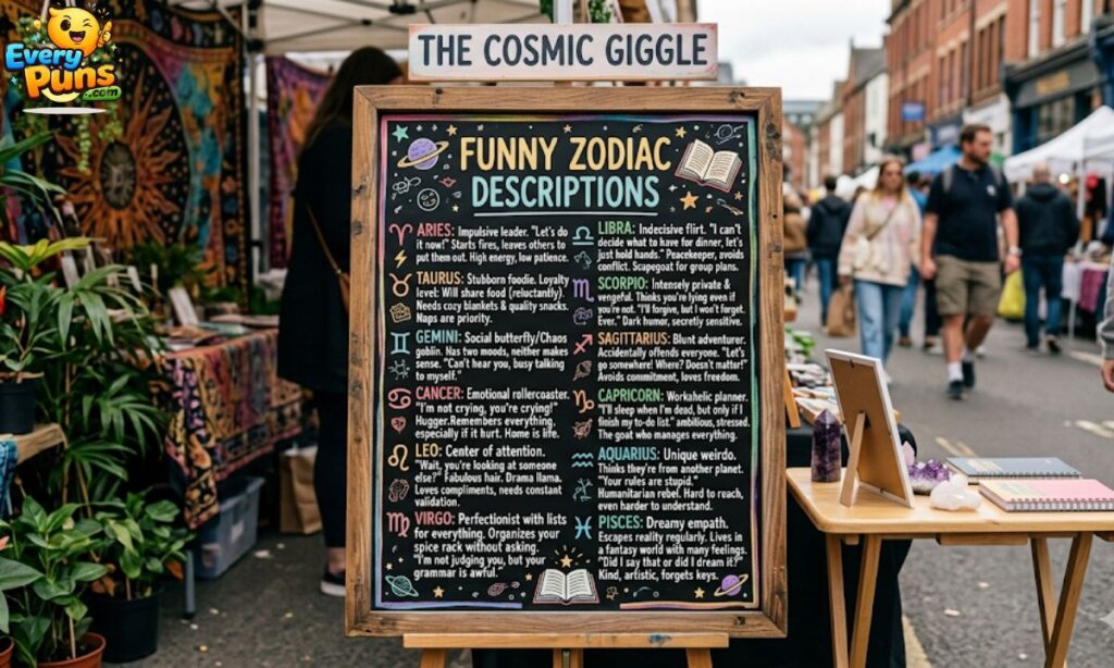 Funny zodiac descriptions