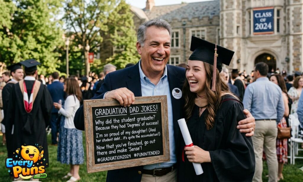 Graduation dad jokes