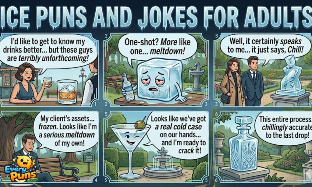 Ice Puns and Jokes One Liner