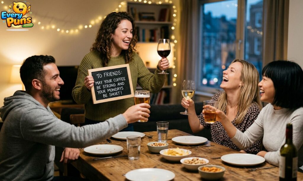 Short Funny Toasts for Friends