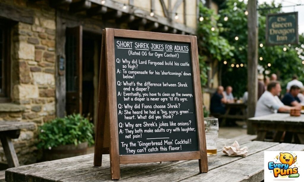 Short Shrek jokes for adults