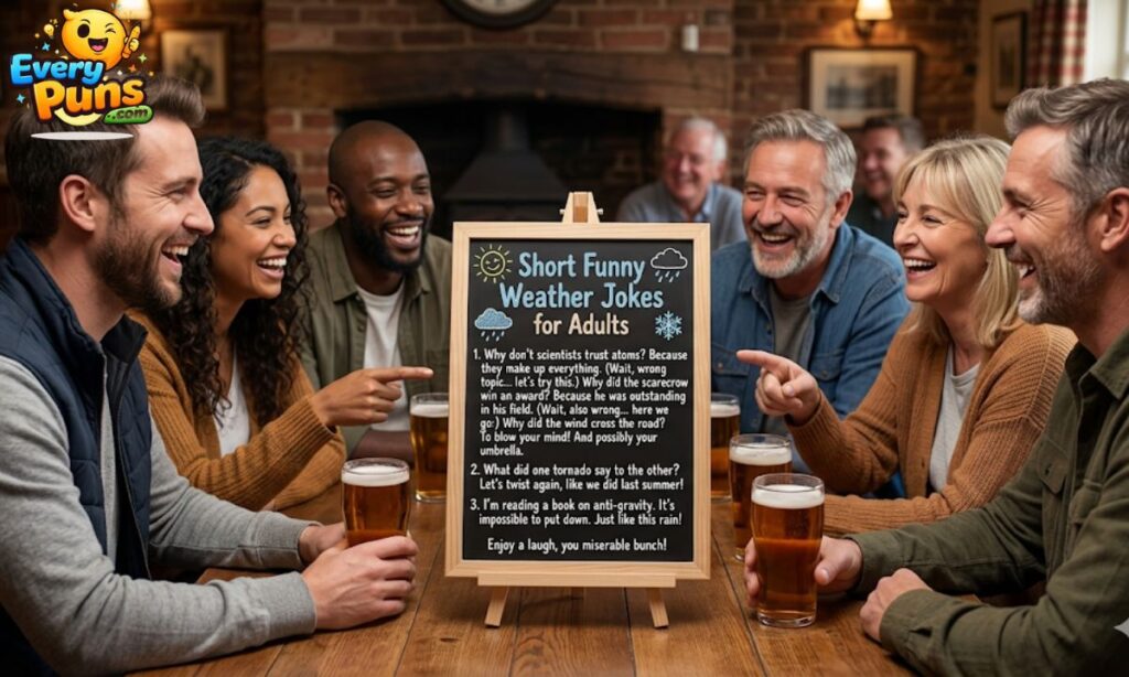Short funny weather Jokes for adults