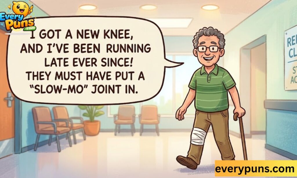 Short knee replacement jokes