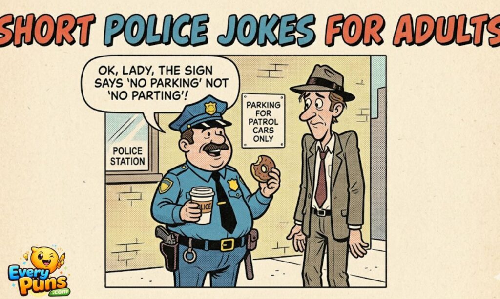 Short police jokes for adults  