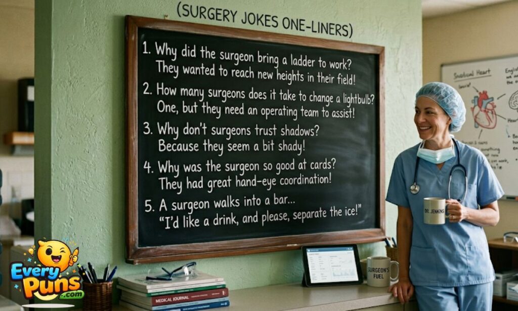 Surgery jokes one-liners