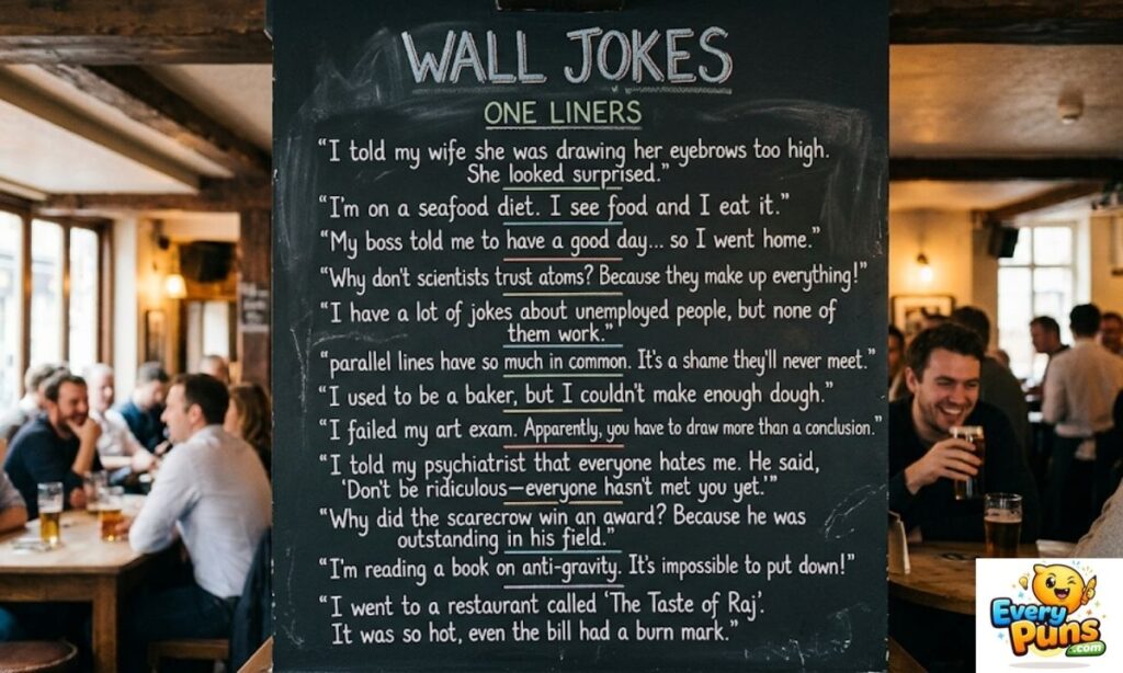 Wall Jokes One Liners