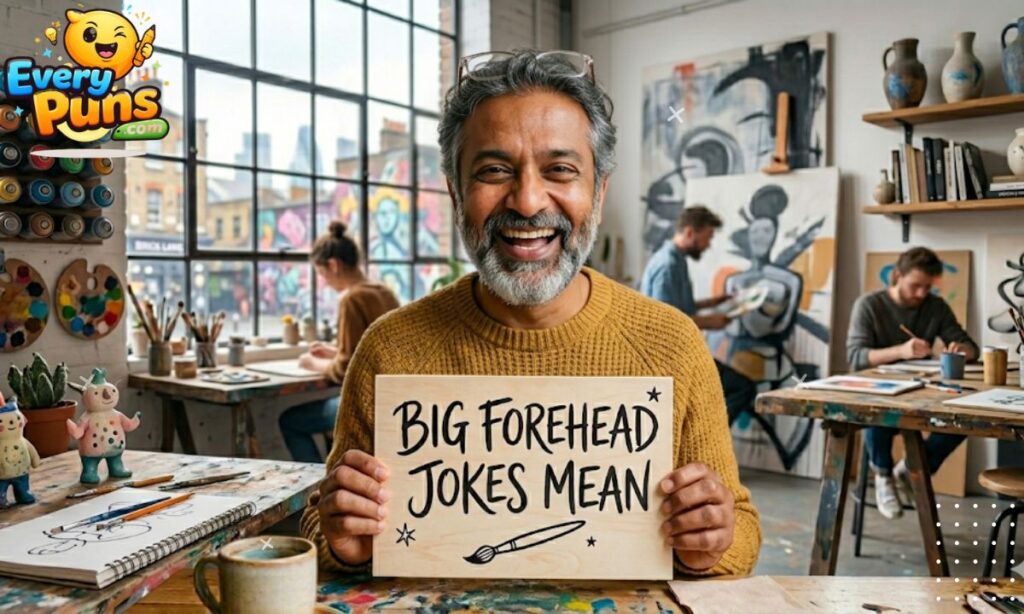  big forehead jokes mean​ 