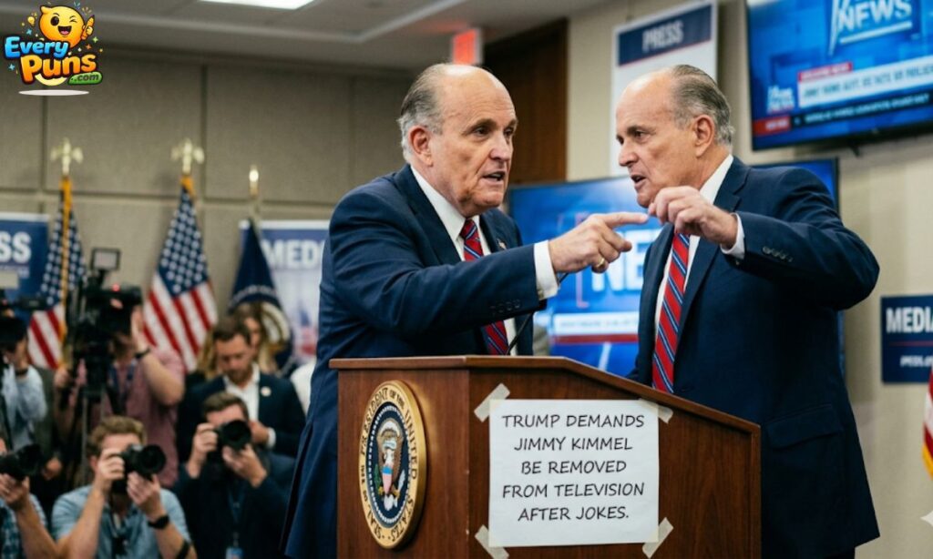 trump demands jimmy kimmel be removed from television after jokes