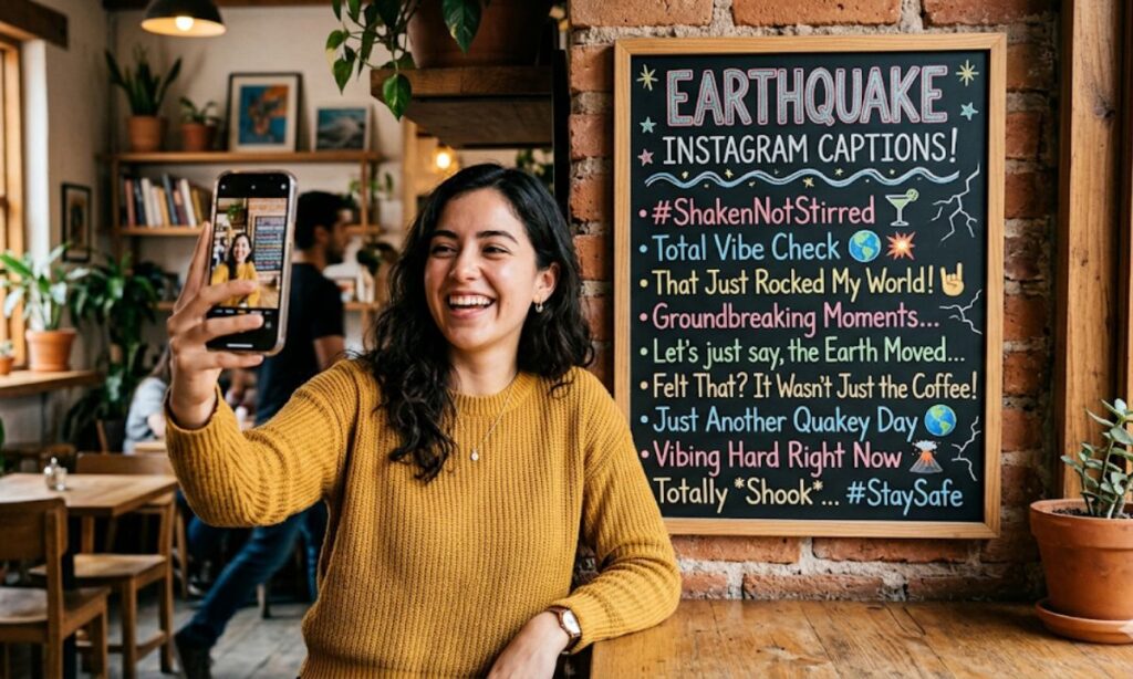 _Earthquake Instagram Caption Puns