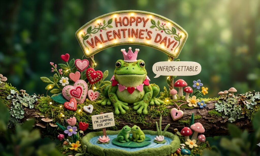 Frog Valentine Puns & Cute Frog Puns
