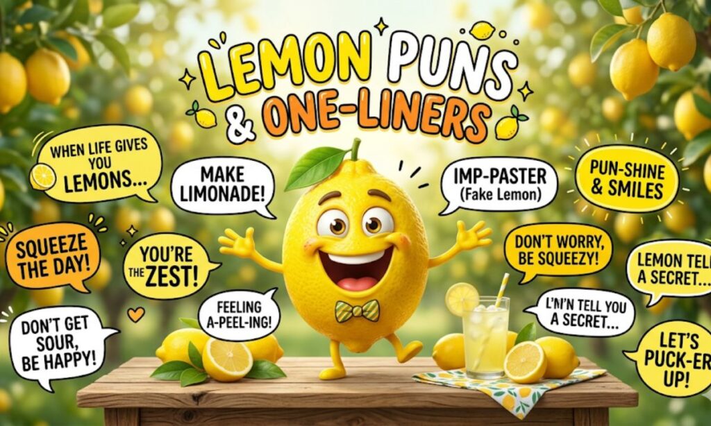 Lemon Puns One Liners