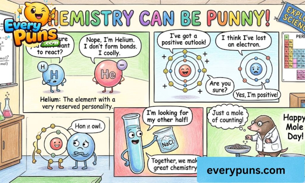 Chemical puns and jokes for students