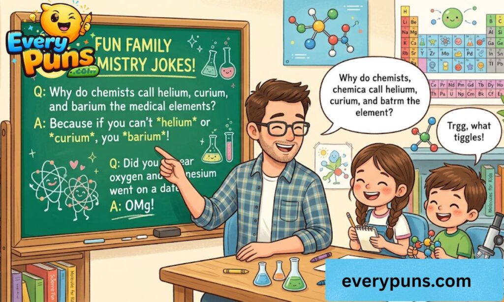 Clean, Cute & Family-Friendly Chemical Jokes