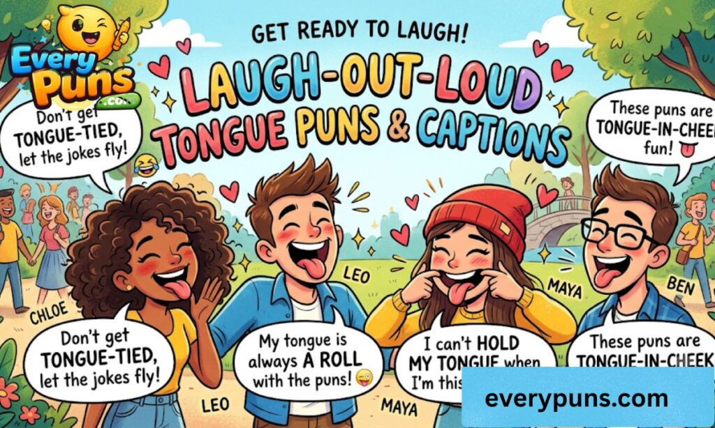 Laugh-Out-Loud Tongue Puns & Captions