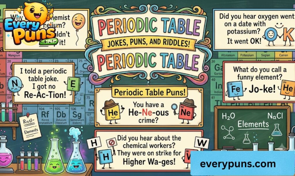 Periodic Table Jokes, Puns, and Riddles