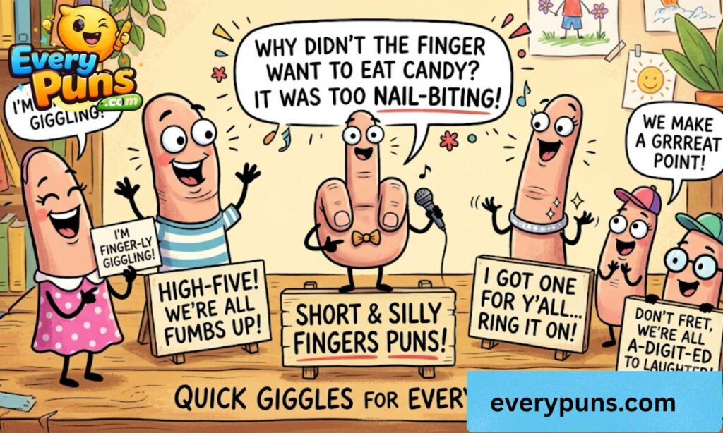 Short & Silly Fingers Puns for Quick Giggles