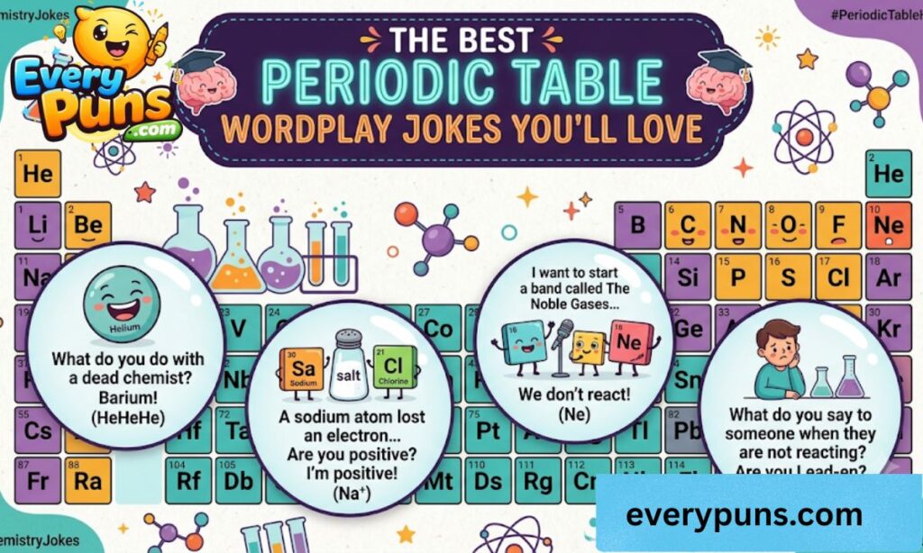 The Best Periodic Table Wordplay Jokes You’ll Love 🧠