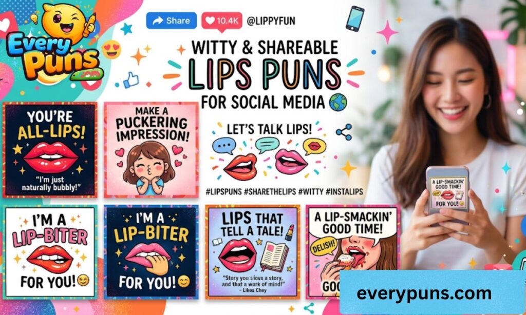 Witty & Shareable Lips Puns for Social Media 🌍