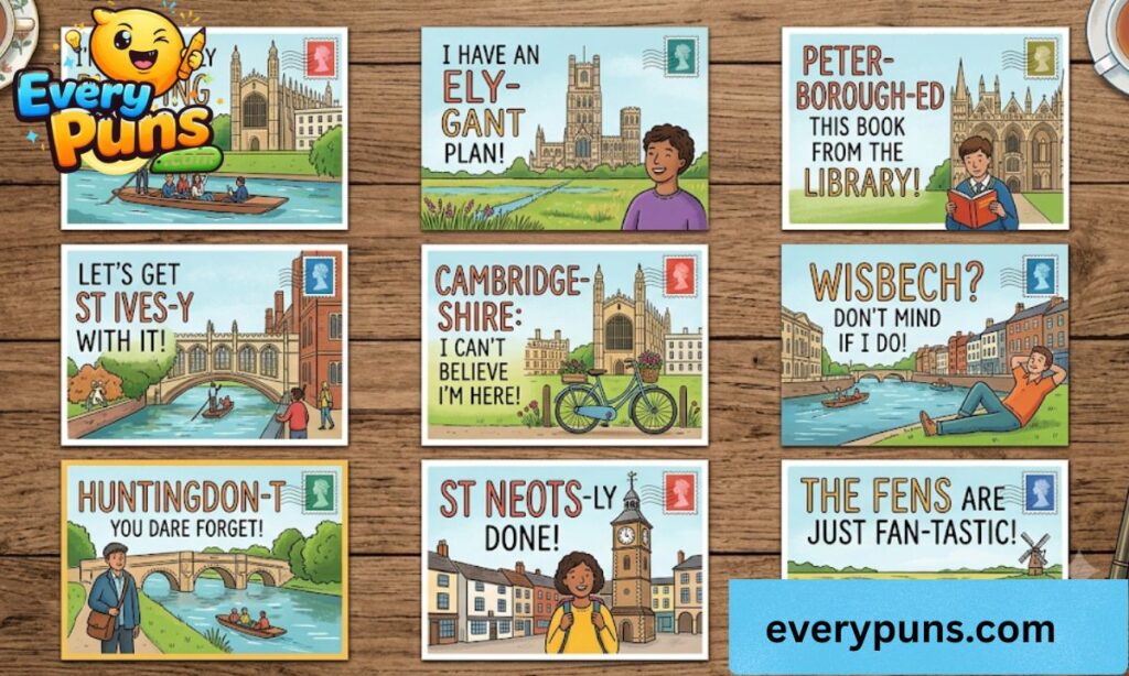 Cambridgeshire Puns Captions