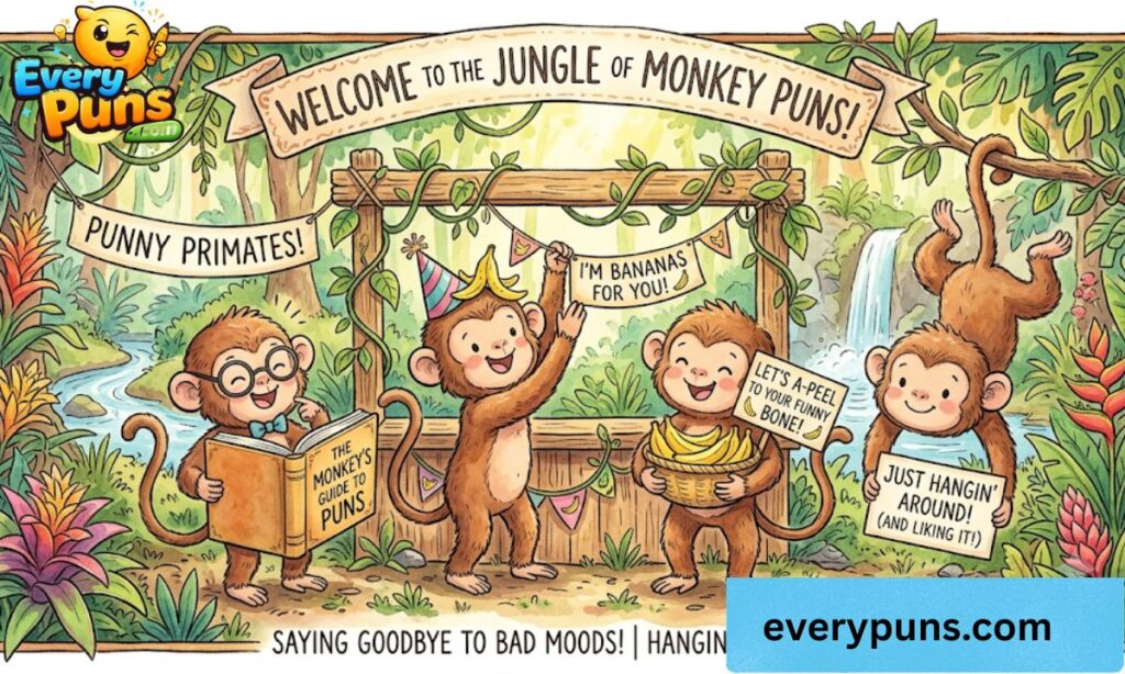 Cute Monkey Puns