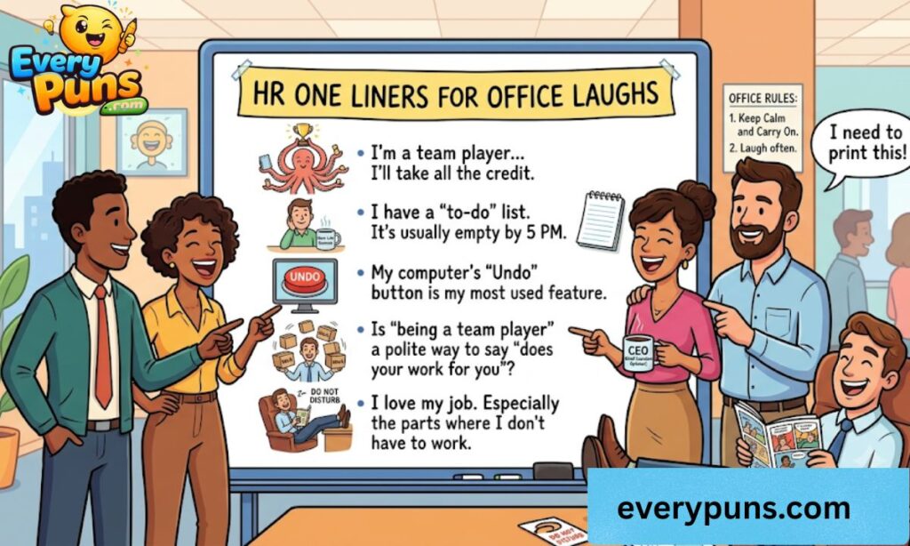 HR One Liners for Office Laughs 