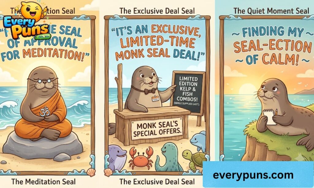 Monk Seal Puns