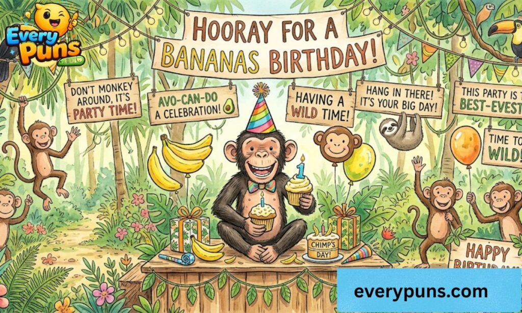 Monkey Birthday Puns