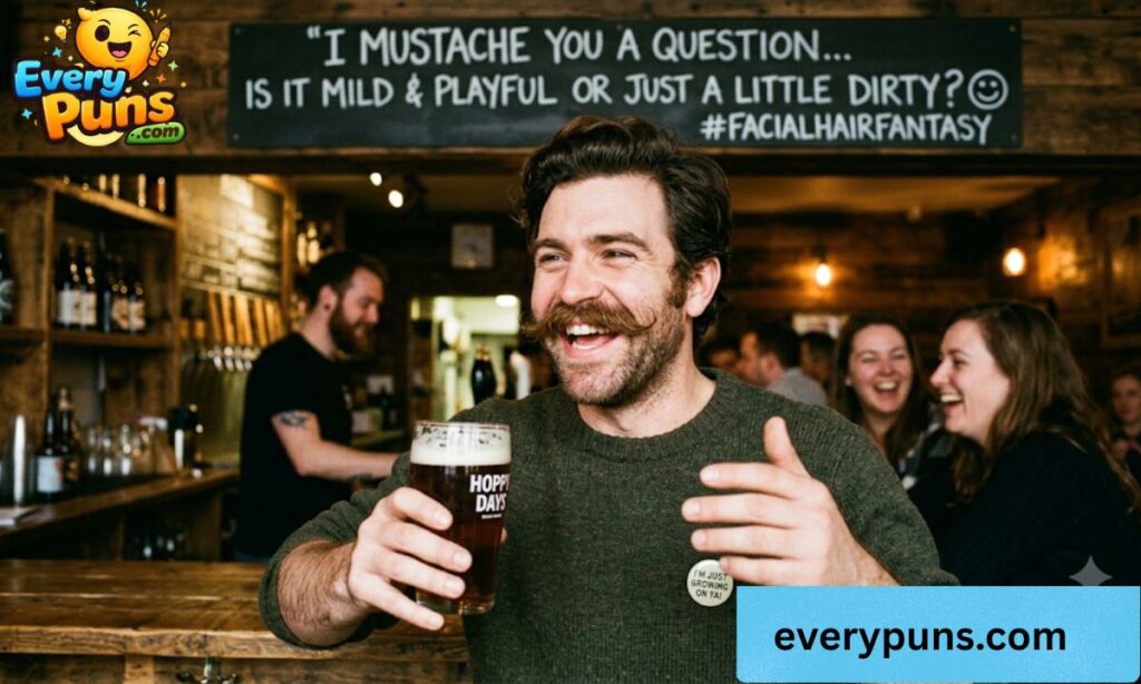 Mustache Puns Dirty (Mild & Playful)