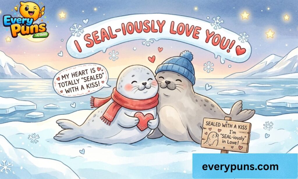 Romantic Seal Puns ❤️