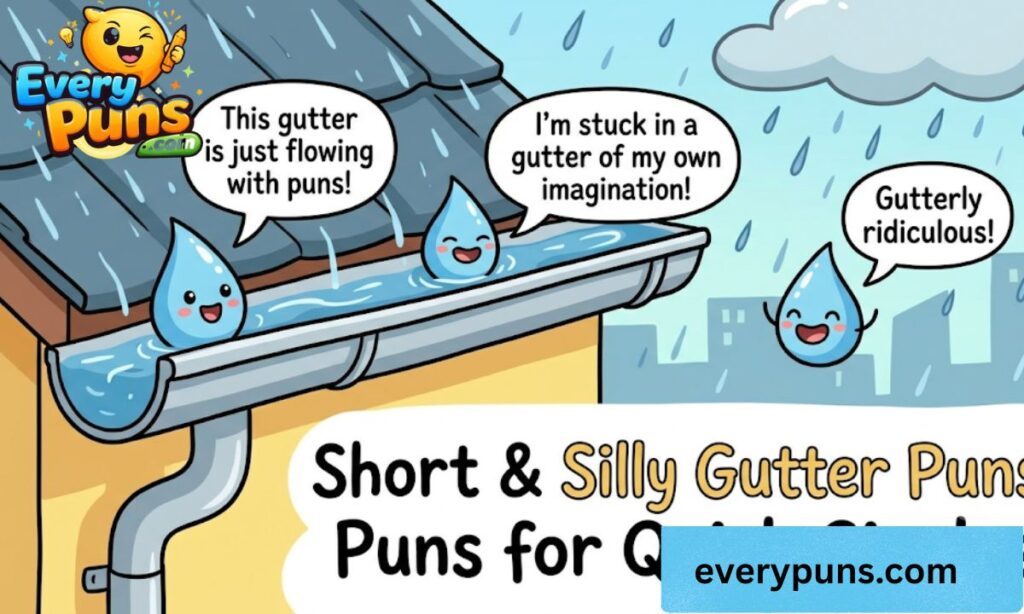 Short & Silly Gutter Puns for Quick Giggles