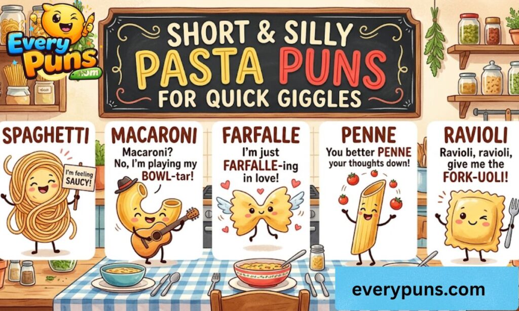 Short & Silly Pasta Puns for Quick Giggles
