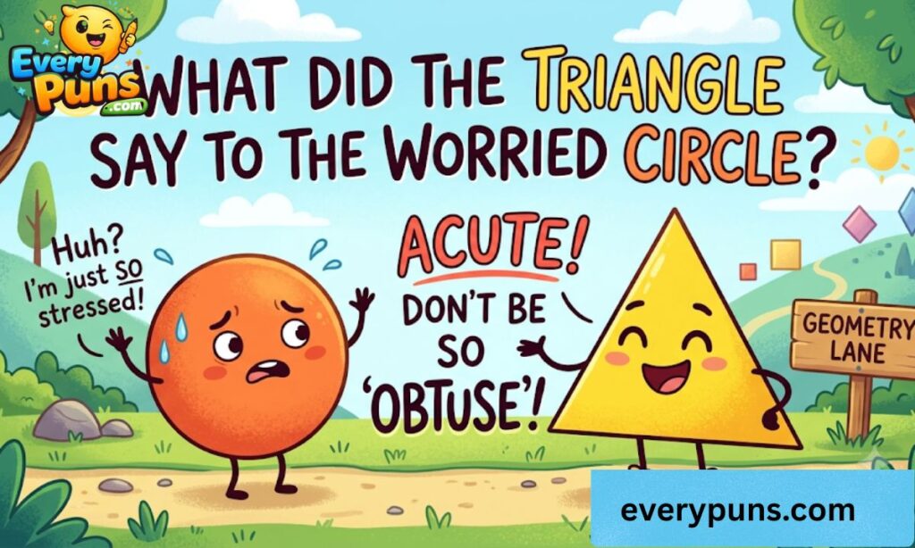 Triangle Puns Jokes One in English