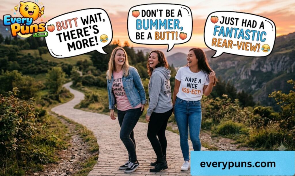 🍑😂 Funny Butt Puns Captions
