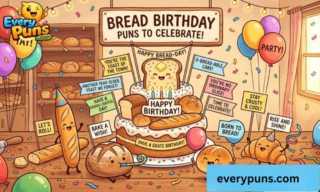 Bread Birthday Puns to Celebrate