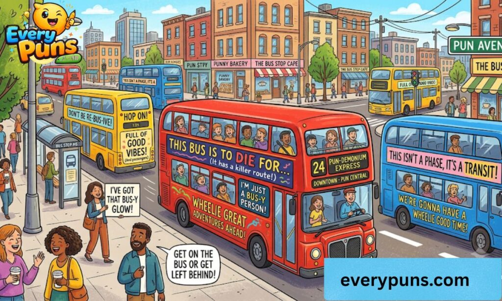 Bus Puns Captions