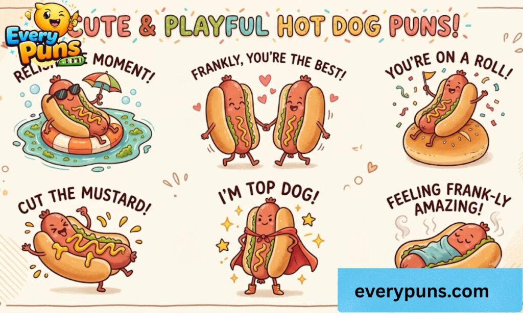 Cute & Playful Hot Dog Puns