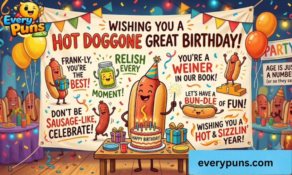 Hot Dog Puns for Birthday