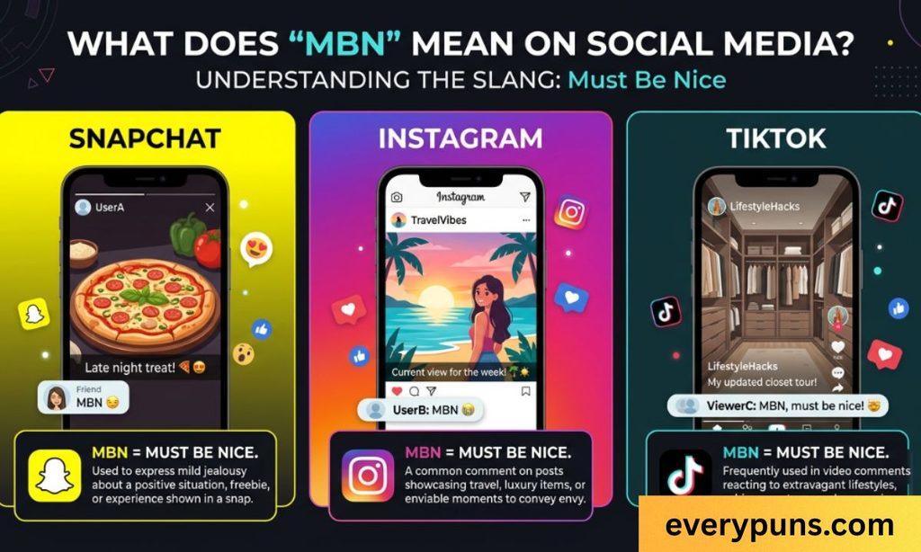 MBN Meaning on Snapchat Instagram and TikTok
