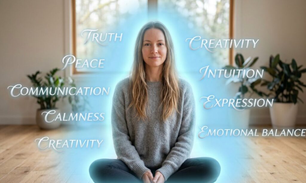 what does a light blue aura mean