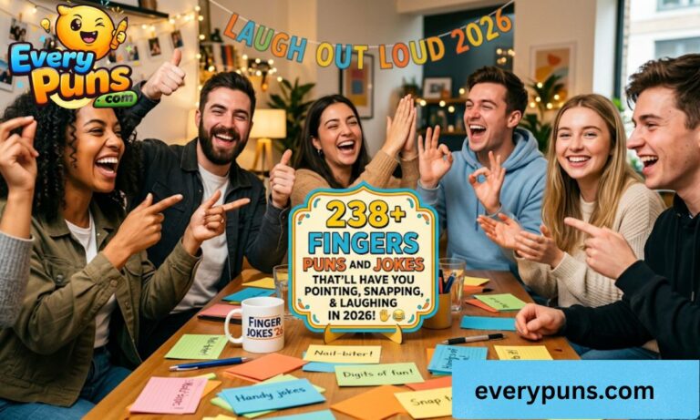 238 + Fingers Puns and Jokes That’ll Have You Pointing, Snapping, and Laughing In 2026🤚😂