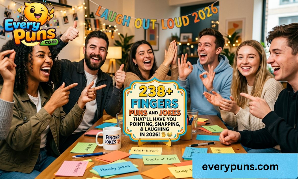 238 + Fingers Puns and Jokes That’ll Have You Pointing, Snapping, and Laughing In 2026🤚😂