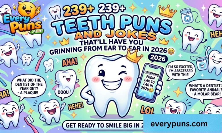 _🦷 239 + Teeth Puns and Jokes That’ll Have You Grinning From Ear to Ear In 2026😁