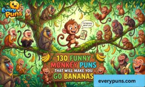 130 Funny Monkey Puns That Will Make You Go Bananas 