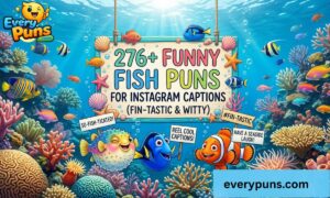 _276+ Funny Fish Puns for Instagram Captions (Fin Tastic & Witty) 