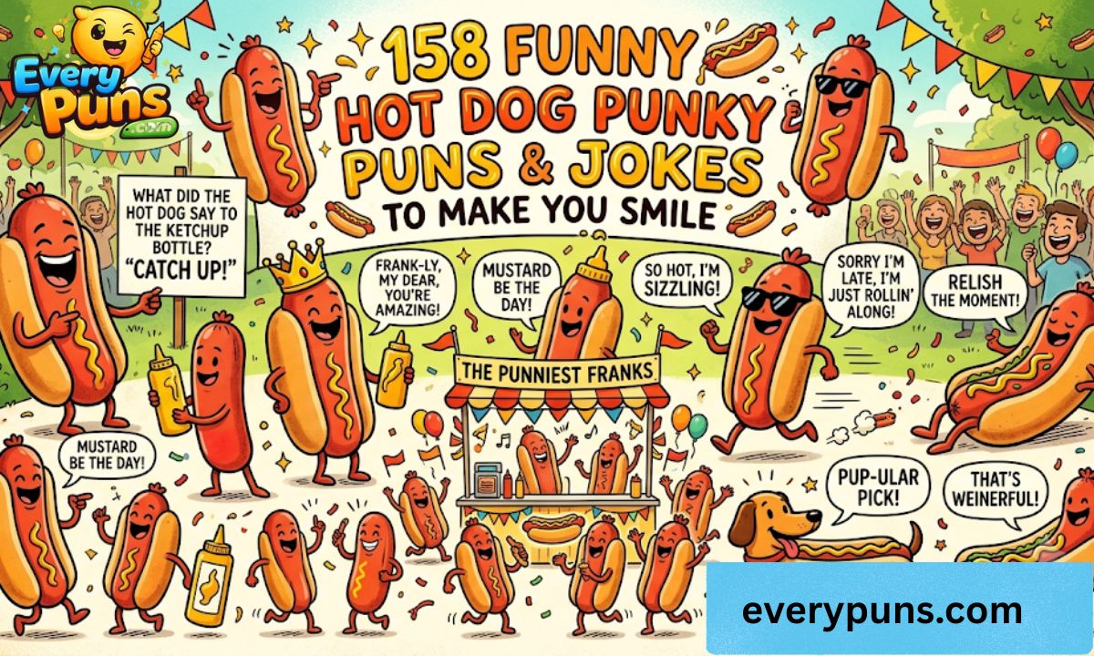 _158 Funny Hot Dog Puns & Jokes to Make You Smile 