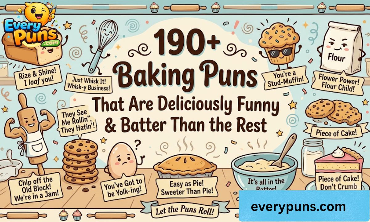 _190 +Baking Puns That Are Deliciously Funny & Batter Than the Rest 