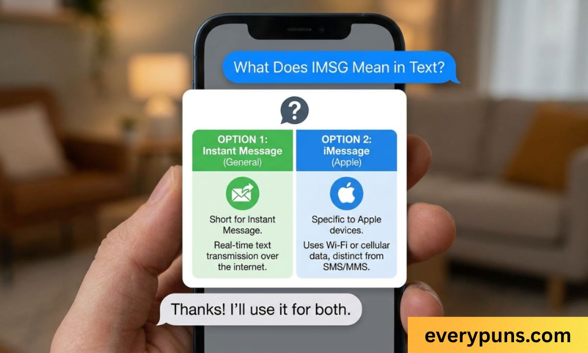 What Does IMSG Mean in Text